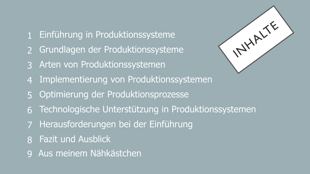 Weiterbildung in Produktionssysteme einführen - Digitale Expertise als Download