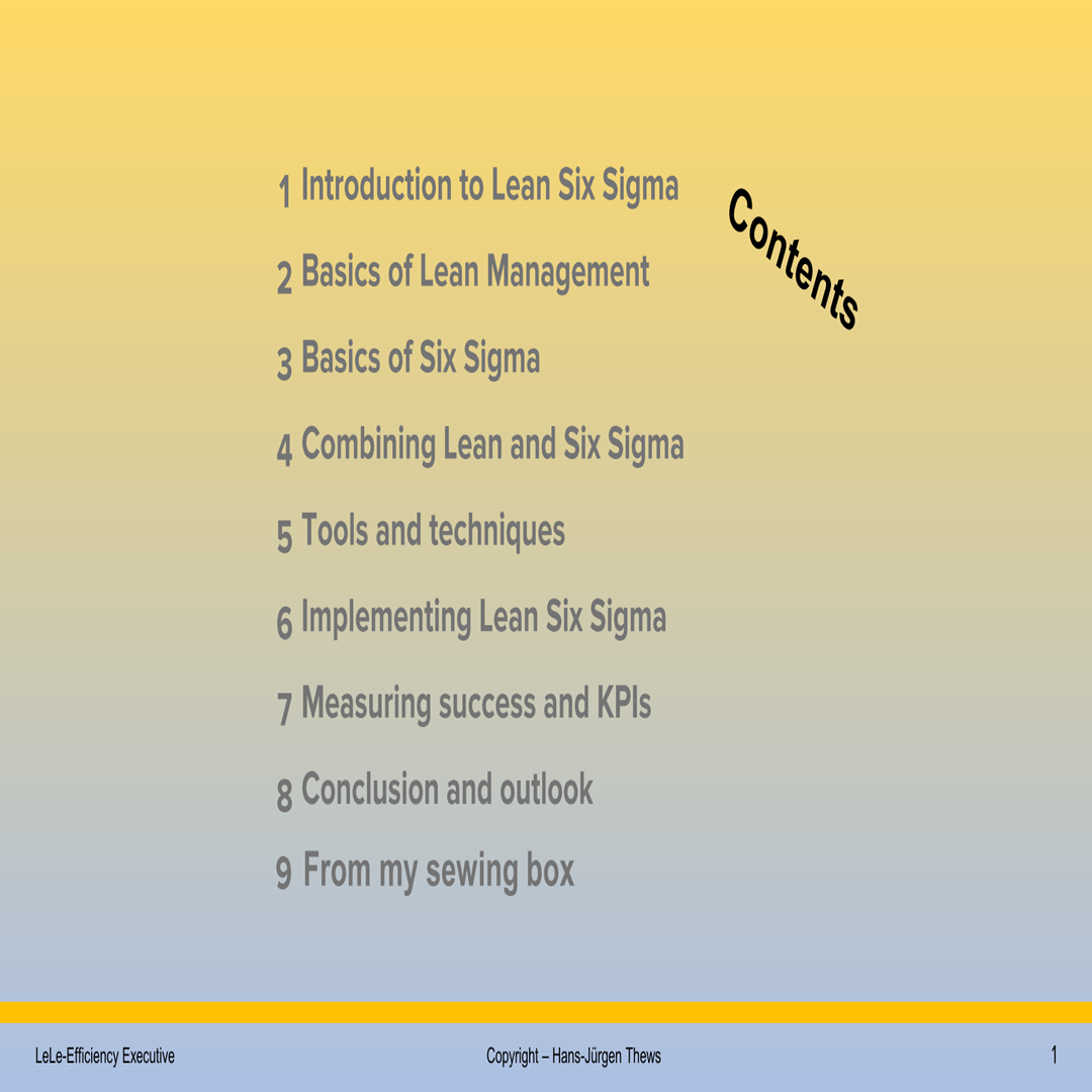 Weiterbildung in der Methode Lean Six Sigma - Digitale Expertise als Download