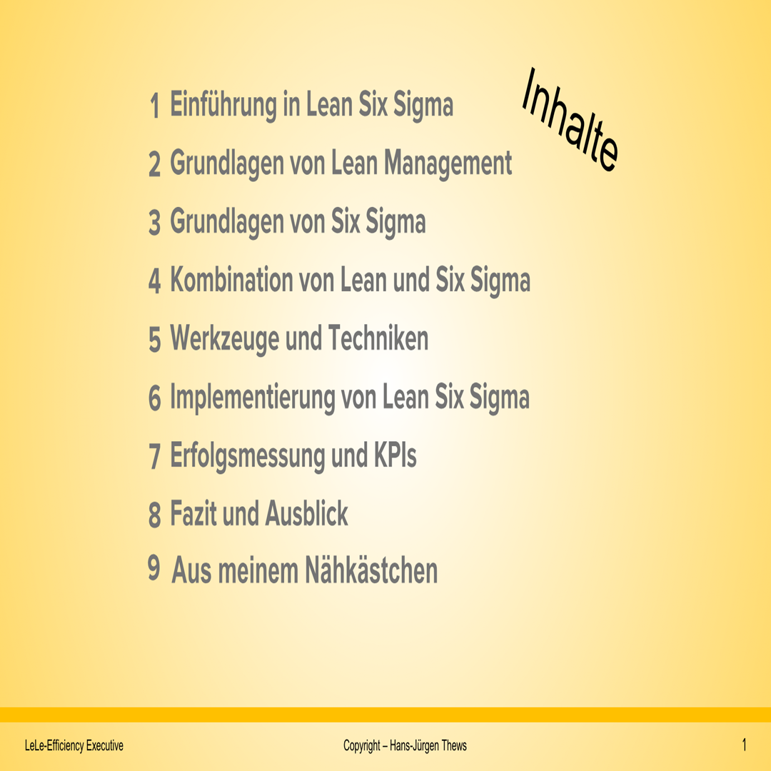 Weiterbildung in der Methode Lean Six Sigma - Digitale Expertise als Download