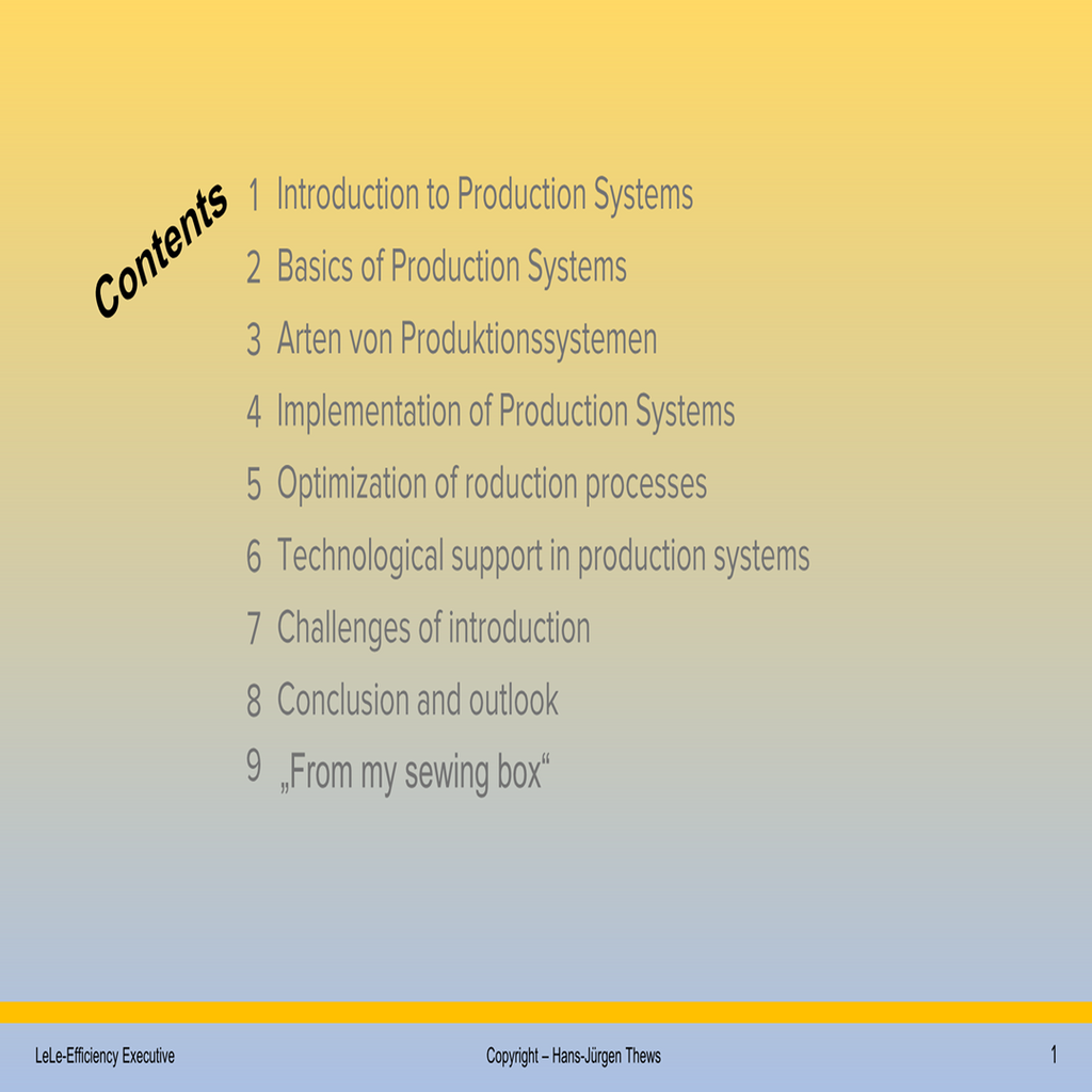Weiterbildung in Produktionssysteme einführen - Digitale Expertise als Download