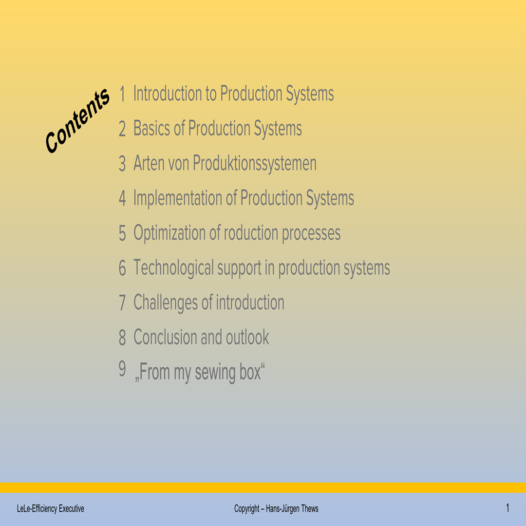 Weiterbildung in Produktionssysteme einführen - Digitale Expertise als Download