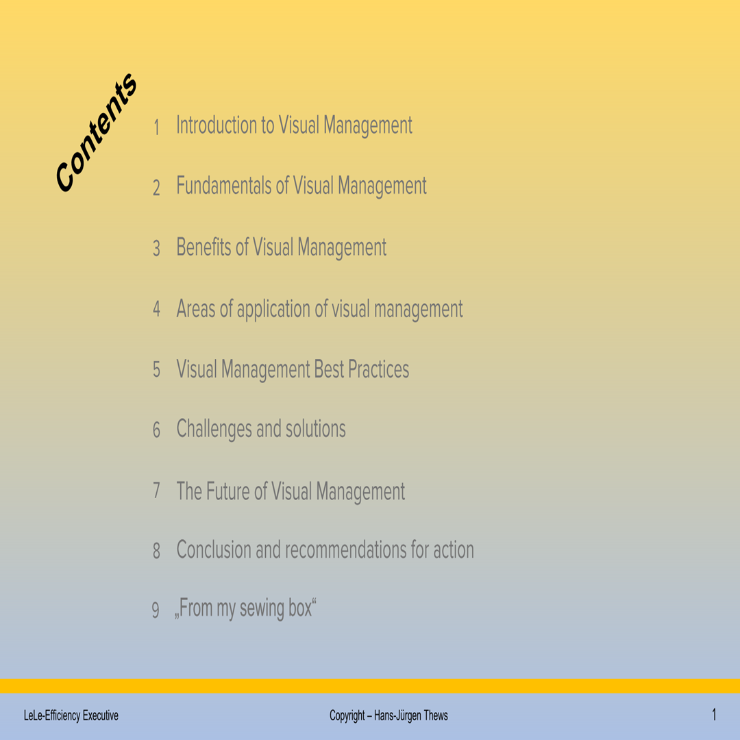 Visuelles Management - Sehen hilft Verstehen - Digitale Expertise als Download-